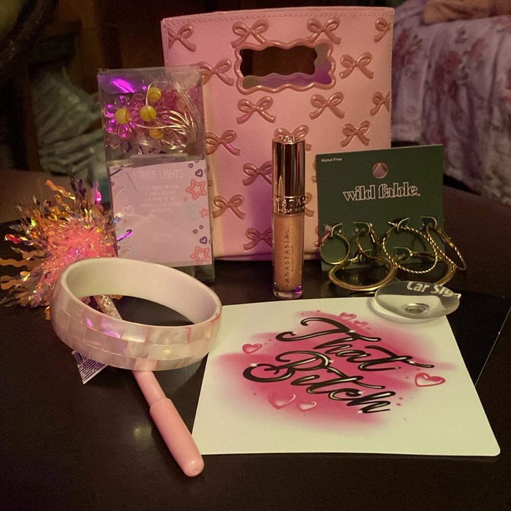 Pink Bow 🎀 Tote Gift Bundle